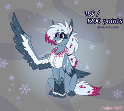 Size: 2000x1800 | Tagged: safe, artist:celes-969, imported from derpibooru, oc, oc only, pegasus, pony, solo