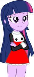Size: 462x1050 | Tagged: safe, artist:rollyagami02, imported from derpibooru, twilight sparkle, human, equestria girls, clothes, cosplay, costume, mega man (series), roll (mega man), simple background, solo, transparent background