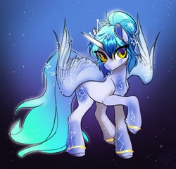 Size: 3600x3458 | Tagged: safe, artist:opalacorn, imported from derpibooru, oc, oc only, alicorn, pony, alicorn oc, horn, solo, wings