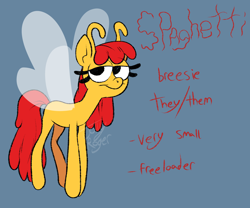 Size: 1800x1500 | Tagged: safe, artist:corgitheborki, imported from derpibooru, oc, oc only, breezie, breezie oc, nonbinary, simple background, solo