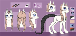 Size: 8362x4021 | Tagged: safe, artist:shkura2011, imported from derpibooru, oc, oc:cherry, earth pony, pony, absurd resolution, female, mare, reference sheet, solo