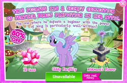 Size: 1038x679 | Tagged: safe, imported from derpibooru, fond feather, pegasus, advertisement, costs real money, female, gameloft, gem, mare, official, sale