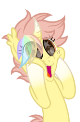 Size: 2160x3280 | Tagged: safe, artist:ponkus, imported from derpibooru, oc, oc:ponkus, bat pony, hybrid, pony, unicorn, cute, fangs, female, freckles, mare, simple background, solo, transparent background, wingding eyes