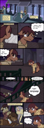 Size: 1280x3697 | Tagged: safe, artist:mr100dragon100, imported from derpibooru, oc, oc:thomas the wolfpony, comic:a house divided, adam (frankenstein monster), comic, dark forest au's dr. jekyll and mr. hyde, dark forest au's matthew, griffin (character), house, injured