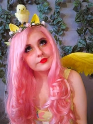 Size: 2448x3264 | Tagged: safe, artist:shadeila, imported from derpibooru, fluttershy, human, clothes, cosplay, costume, irl, irl human, photo, solo