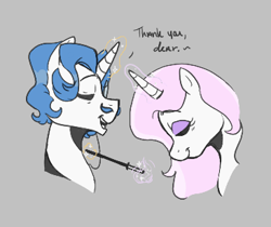 Size: 366x307 | Tagged: safe, fancypants, pony, unicorn, aggie.io, cigarette, female, leur de lis, lowres, magic, male, mare, open mouth, simple background, smiling, stallion, talking