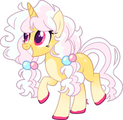 Size: 2355x2289 | Tagged: safe, artist:kurosawakuro, imported from derpibooru, oc, oc only, pony, unicorn, female, magical lesbian spawn, mare, offspring, parent:bon bon, parent:lyra heartstrings, parents:lyrabon, simple background, solo, transparent background