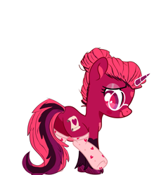 Size: 1101x1254 | Tagged: safe, artist:c1trine, artist:nekusia, imported from derpibooru, oc, oc only, oc:venus red heart, pony, unicorn, base used, butt, clothes, commission, female, glasses, mare, markings, plot, raised leg, simple background, socks, solo, unshorn fetlocks, white background, ych result