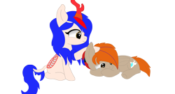 Size: 7572x4080 | Tagged: safe, artist:fededash, imported from derpibooru, oc, oc only, oc:fededash, oc:ryuko po, kirin, png, simple background, transparent background