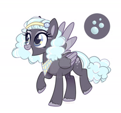 Size: 1920x1795 | Tagged: safe, artist:dillice, imported from derpibooru, oc, oc only, pegasus, pony, adoptable, clothes, coat markings, colored ears, colored hooves, colored wings, deviantart watermark, eyelashes, facial markings, full body, grin, obtrusive watermark, pegasus oc, raised hoof, scarf, simple background, smiling, snip (coat marking), solo, tail, two toned mane, two toned tail, two toned wings, unshorn fetlocks, watermark, white background, wings