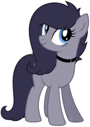 Size: 2065x2903 | Tagged: safe, artist:cayfie, imported from derpibooru, oc, oc only, earth pony, pony, bell, choker, female, high res, mare, simple background, transparent background, vector