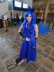 Size: 2121x2828 | Tagged: safe, artist:brinycosplay, imported from derpibooru, princess luna, human, bronycon, bronycon 2016, clothes, cosplay, costume, high res, irl, irl human, photo