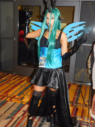 Size: 2121x2828 | Tagged: safe, artist:brinycosplay, imported from derpibooru, queen chrysalis, human, clothes, connecticon, connecticon 2017, cosplay, costume, high res, irl, irl human, photo