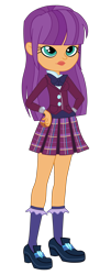 Size: 1254x3458 | Tagged: safe, artist:gmaplay, imported from derpibooru, ginger owlseye, human, equestria girls, clothes, crystal prep academy uniform, school uniform, simple background, solo, transparent background