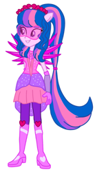 Size: 663x1205 | Tagged: safe, artist:amity hsu, imported from twibooru, oc, equestria girls, crystal guardian, image, png, solo