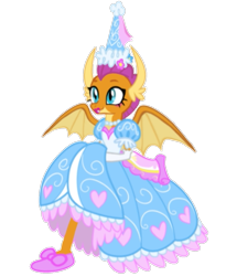 Size: 705x859 | Tagged: safe, artist:darlycatmake, artist:trinityinyang, imported from derpibooru, smolder, dragon, look before you sleep, 1000 hours in ms paint, bow, clothes, cute, dragon wings, dress, dressup, female, flower, flower in hair, froufrou glittery lacy outfit, gloves, hennin, jewelry, lips, lipstick, long gloves, looking at someone, looking at something, makeup, necklace, princess, princess smolder, shoes, simple background, skirt, skirt lift, skirt pull, smiling, smolderbetes, solo, transparent background, walking, wings