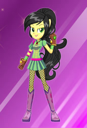 Size: 411x600 | Tagged: safe, artist:karalovely, imported from derpibooru, oc, equestria girls, boots, clothes swap, crystal guardian, high heel boots, shoes, solo