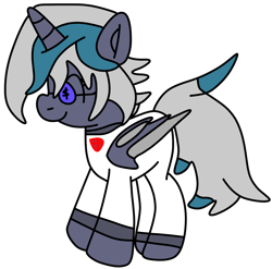 Size: 3000x2960 | Tagged: safe, artist:icicle-wicicle-1517, artist:jadeharmony, color edit, edit, imported from derpibooru, oc, oc only, oc:elizabat stormfeather, alicorn, bat pony, bat pony alicorn, pony, alicorn oc, april fools, april fools 2022, bat pony oc, bat wings, collaboration, colored, eyes closed, female, horn, mare, nft, simple background, solo, sunglasses, transparent background, wings