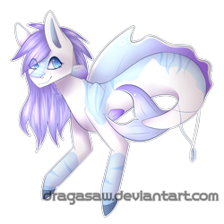 Size: 2000x2000 | Tagged: safe, artist:dragasaw, imported from derpibooru, oc, oc only, hybrid, merpony, seapony (g4), blue eyes, dorsal fin, female, fish tail, flowing mane, flowing tail, looking at you, mare, purple mane, simple background, smiling, smiling at you, solo, tail, transparent background