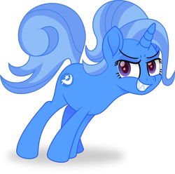 Size: 4233x4199 | Tagged: safe, artist:thatusualguy06, derpibooru exclusive, imported from derpibooru, oc, oc only, oc:derpthereum, pony, unicorn, derpibooru, .svg available, absurd resolution, april fools, april fools 2022, colored pupils, derpibooru ponified, derpthereum, fangs, female, full body, grin, hooves, horn, looking at you, mare, meta, movie accurate, not trixie, ponified, red eyes, shadow, sharp teeth, simple background, smiling, smiling at you, solo, standing, svg, tail, teeth, transparent background, two toned mane, two toned tail, vector