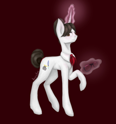 Size: 1600x1700 | Tagged: safe, artist:anastas, imported from derpibooru, raven, pony, unicorn, female, mare, solo