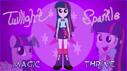 Size: 1280x720 | Tagged: safe, artist:liggliluff, artist:rupahrusyaidi, edit, imported from derpibooru, twilight sparkle, equestria girls, clothes, shirt, shoes, skirt