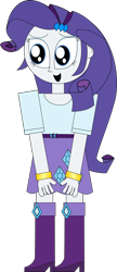 Size: 406x936 | Tagged: safe, artist:rupahrusyaidi, imported from derpibooru, rarity, equestria girls, belt, boots, clothes, high heel boots, shirt, shoes, simple background, skirt, solo, transparent background