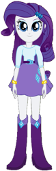 Size: 185x564 | Tagged: safe, artist:liggliluff, artist:rupahrusyaidi, imported from derpibooru, rarity, equestria girls, background removed, belt, boots, clothes, high heel boots, shirt, shoes, skirt, solo