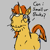 Size: 295x295 | Tagged: safe, sunburst, pony, unicorn, aggie.io, glasses, lowres, male, simple background, smiling, stallion, talking, talking to viewer, whiskers