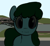 Size: 364x334 | Tagged: safe, artist:_ton618_, oc:green tea, earth pony, pony, aggie.io, bridge, female, lowres, mare