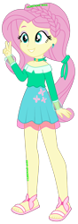 Size: 1280x3654 | Tagged: safe, imported from ponybooru, fluttershy, equestria girls, simple background, transparent background, vector