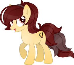 Size: 1247x1104 | Tagged: safe, artist:cafne, imported from derpibooru, oc, oc only, earth pony, pony, base used, earth pony oc, eyelashes, female, mare, raised hoof, simple background, smiling, solo, transparent background