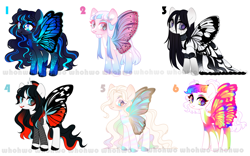 Size: 3844x2400 | Tagged: safe, artist:whohwo, imported from derpibooru, oc, oc only, flutter pony, pony, base used, butterfly wings, clothes, colored hooves, eyelashes, female, makeup, mare, simple background, smiling, white background, wings