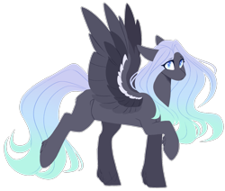 Size: 1373x1166 | Tagged: safe, artist:purplegrim40, imported from derpibooru, oc, oc only, pegasus, pony, female, mare, pegasus oc, raised hoof, simple background, solo, transparent background