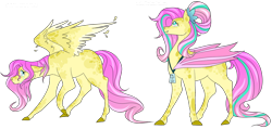 Size: 1280x610 | Tagged: safe, artist:itsvoids, imported from derpibooru, fluttershy, bat pony, pegasus, pony, alternate design, bat ponified, crying, fangs, female, flutterbat, mare, missing cutie mark, name tag, older, older fluttershy, race swap, simple background, solo, transparent background