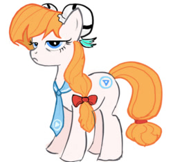 Size: 463x434 | Tagged: safe, imported from derpibooru, oc, oc only, earth pony, acfun, female, simple background, solo, white background