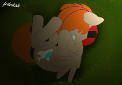 Size: 3520x2448 | Tagged: safe, artist:fededash, imported from derpibooru, oc, oc:fededash, pegasus, pony, crying, eyes closed, pegasus oc, sad, sitting, sun