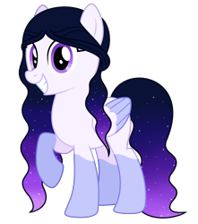 Size: 1952x2212 | Tagged: safe, artist:cindystarlight, imported from derpibooru, oc, oc:light light star, pegasus, pony, colored wings, female, mare, simple background, solo, transparent background, two toned wings, wings