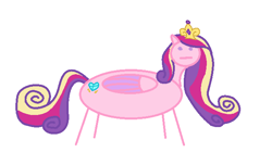 Size: 650x396 | Tagged: safe, artist:watermelon changeling, derpibooru exclusive, imported from derpibooru, princess cadance, alicorn, pony, 1000 hours in ms paint, canterlot wedding 10th anniversary, ms paint, simple background, solo, stick figure, stick pony, stylistic suck, white background