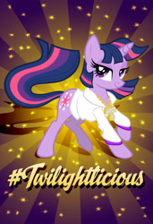 Size: 2026x2961 | Tagged: safe, artist:dentist73548, artist:tygerbug, imported from derpibooru, twilight sparkle, pony, unicorn, 2012, clothes, female, high res, mare, medallion, show accurate, solo, twilightlicious, unicorn twilight