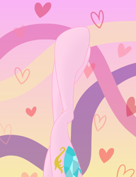 Size: 1920x2500 | Tagged: safe, artist:cycrus, imported from derpibooru, princess cadance, alicorn, pony, abstract background, canterlot wedding 10th anniversary, female, fetish, heart, hoof fetish, legs, mare, pictures of legs, solo