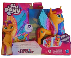 Size: 706x579 | Tagged: safe, imported from derpibooru, sunny starscout, alicorn, pony, spoiler:g5, brushable, g5, merchandise, my little pony: a new generation, race swap, sunnycorn, toy, wings