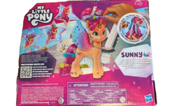 Size: 800x482 | Tagged: safe, imported from derpibooru, sunny starscout, alicorn, pony, spoiler:g5, brushable, g5, my little pony: a new generation, race swap, sunnycorn, toy