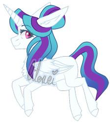 Size: 707x788 | Tagged: safe, artist:moonert, imported from derpibooru, oc, oc only, alicorn, pony, alicorn oc, base used, chest fluff, eyelashes, horn, offspring, parent:princess cadance, parent:shining armor, parents:shiningcadance, simple background, smiling, solo, transparent background, wings