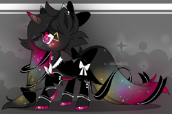 Size: 1500x1000 | Tagged: safe, artist:cafne, imported from derpibooru, oc, oc only, pony, unicorn, base used, clothes, dress, ethereal mane, eyelashes, female, hoof polish, horn, mare, smiling, solo, starry mane, unicorn oc, wingding eyes