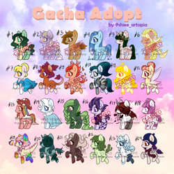 Size: 1300x1300 | Tagged: safe, artist:shiee-artopia223, imported from derpibooru, oc, oc only, earth pony, pony, unicorn, base used, clothes, dress, earth pony oc, hair over eyes, horn, multicolored hair, rainbow hair, solo, unicorn oc