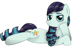 Size: 1920x1200 | Tagged: safe, artist:angryprogrockbrony, derpibooru exclusive, imported from derpibooru, coloratura, earth pony, pony, draw me like one of your french girls, female, lying down, mare, prone, simple background, solo, transparent background