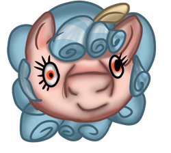 Size: 4000x3580 | Tagged: artist needed, source needed, safe, imported from derpibooru, cozy glow, pegasus, pony, bow, cozy glow's bow, creepy, disembodied head, female, filly, foal, hair bow, head only, looking at you, nightmare fuel, simple background, transparent background, uncanny valley