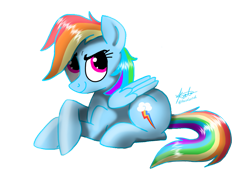 Size: 1024x768 | Tagged: safe, artist:praisecastiel, imported from derpibooru, rainbow dash, pegasus, pony, female, lying down, prone, simple background, solo, transparent background