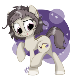 Size: 2000x2000 | Tagged: safe, artist:praisecastiel, imported from derpibooru, oc, oc only, oc:polka dot, earth pony, pony, earth pony oc, female, partial background, solo, transparent background